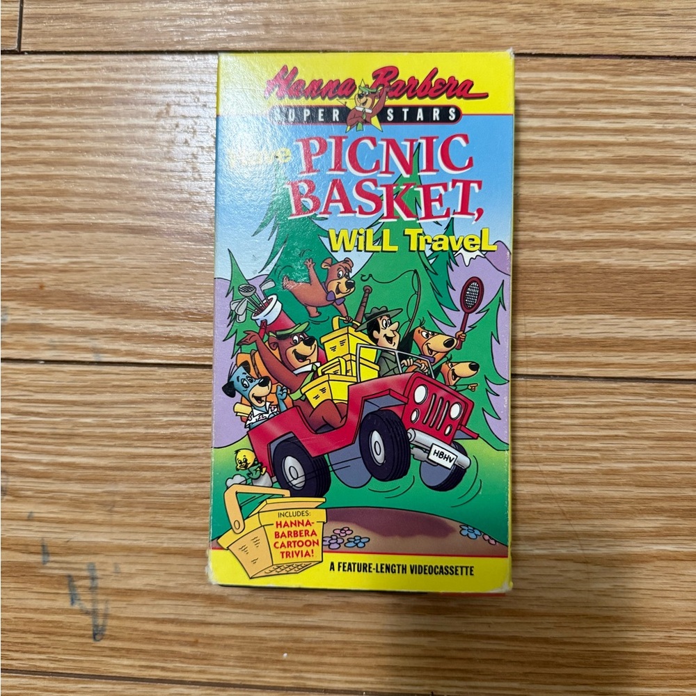 Hanna-Barbera Cartoon Compilation VHS Tape Inc. Yogi Bear, Flintstones, + more